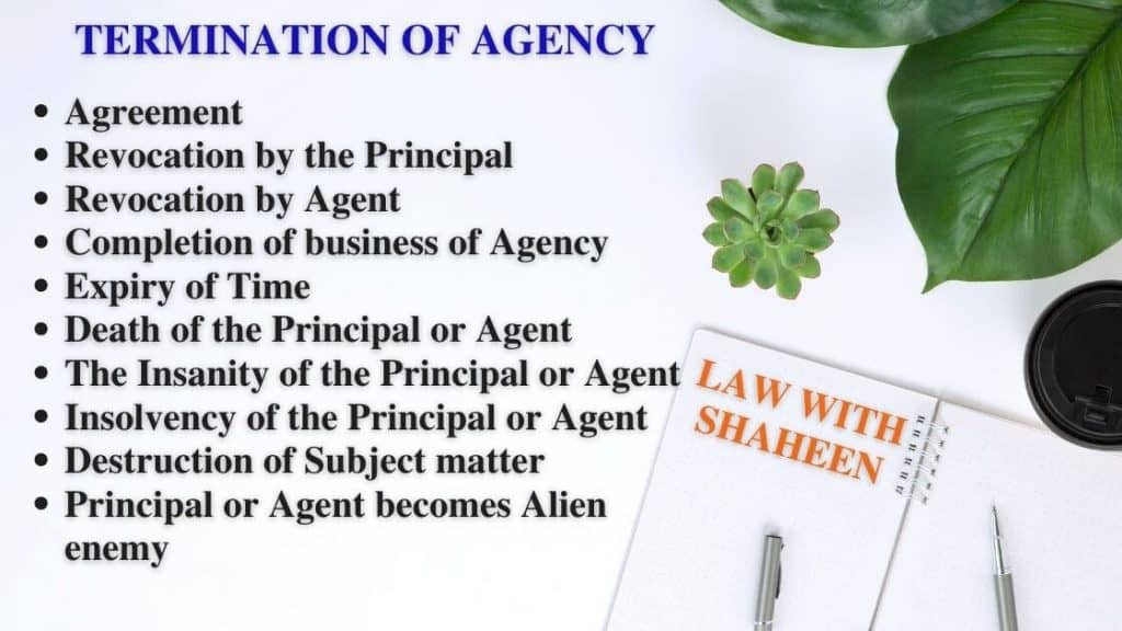 Termination of agency