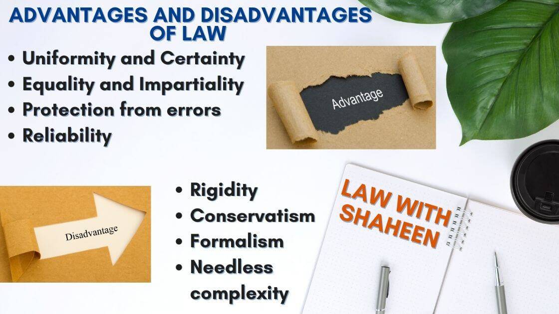 advantages and disadvantages of law